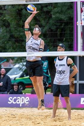 Beach Volleyball World Championships Adelaide, Australia 16 11 2025 ADELAIDE, AUSTRALIA NOVEMBER 16 Nils Ehlers Player 1 GER , Clemens Wickler Player 2 GER during the Beach Volleyball World Championships at Adelaide on November 16, 2025 in Adelaide, Australia Copyright: xBEAUTIFULxSPORTS PeterxWeberx