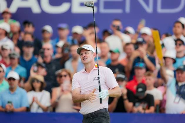 DUBAI, UNITED ARAB EMIRATES - 16.11.2025: Justin ROSE (ENG) DP World Tour Championship Dubai at Jumeirah Golf Estates on November 16, 2025 in Dubai, United Arab Emirates.