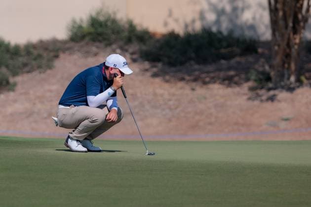 DUBAI, UNITED ARAB EMIRATES - 16.11.2025: Nicolai VON DELLINGSHAUSEN (GER) DP World Tour Championship Dubai at Jumeirah Golf Estates on November 16, 2025 in Dubai, United Arab Emirates.