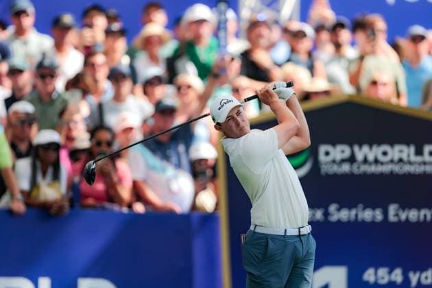 DUBAI, UNITED ARAB EMIRATES - 16.11.2025: Matt FITZPATRICK (ENG) DP World Tour Championship Dubai at Jumeirah Golf Estates on November 16, 2025 in Dubai, United Arab Emirates.
