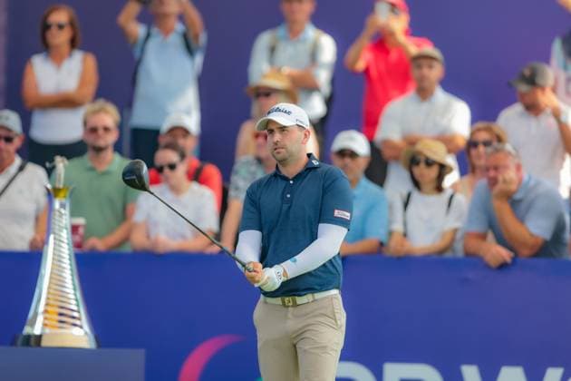 DUBAI, UNITED ARAB EMIRATES - 16.11.2025: Nicolai VON DELLINGSHAUSEN (GER) DP World Tour Championship Dubai at Jumeirah Golf Estates on November 16, 2025 in Dubai, United Arab Emirates.