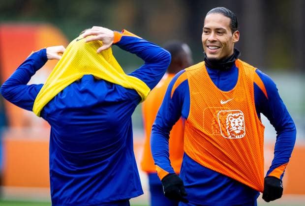 ZEIST - Virgil van Dijk during the Dutch national football team s training session at the KNVB Campus, ahead of the World Cup qualifier against Lithuania. ANP IRIS VAN DEN BROEK xVIxANPxSportx xxANPxIVx 542244658 originalFilename: 542244658.jpg