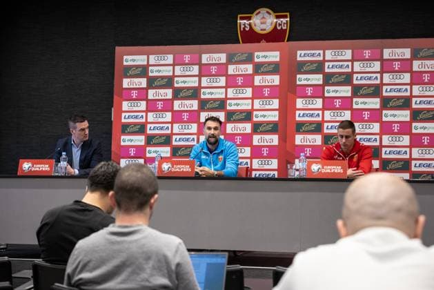 Football, World Cup qualifiers, Montenegro national team press conference