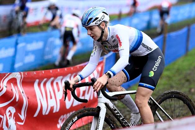 X2O Badkamers Trofee 2025-2026 Hamme HAMME, BELGIUM - NOVEMBER 16 : Van Der Heijden Inge of Crelan - Corendon during the 3rd leg of the Flandriencross X2O Badkamers Trofee 2025-2026 a cyclocross race for Women Elite on November 16, 2025 in Hamme, Belgium, 16 11 2025 ( Hamme Belgium  Copyright: xPeterxDexVoechtx