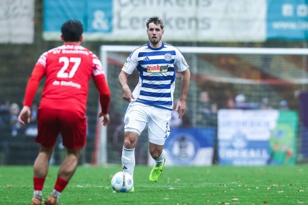 Football, Lower Rhine regional cup, SV Sonsbeck - MSV Duisburg