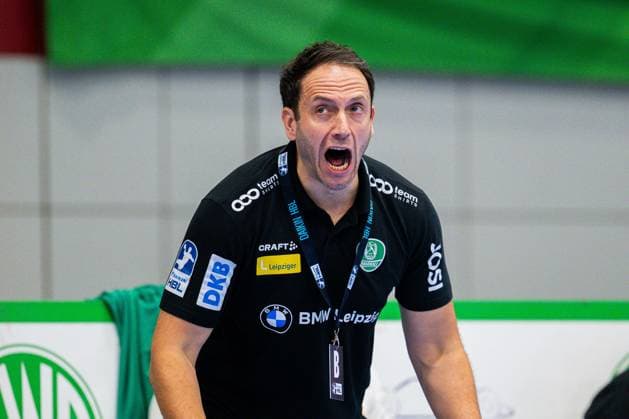 14 11 2025 Handball, 2025 2026, 1 Bundesliga, Matchday 12, GWD Minden SC DHfK Leipzig Raul Alonso Coach Leipzig