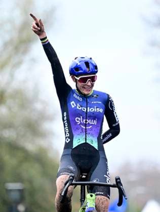 X2O Badkamers Trofee 2025-2026 Hamme HAMME, BELGIUM - NOVEMBER 16 : Brand Lucinda of Baloise Glowi Lions wins during the 3rd leg of the Flandriencross X2O Badkamers Trofee 2025-2026 a cyclocross race for Women Elite on November 16, 2025 in Hamme, Belgium, 16 11 2025 ( Hamme Belgium  Copyright: xPeterxDexVoechtx