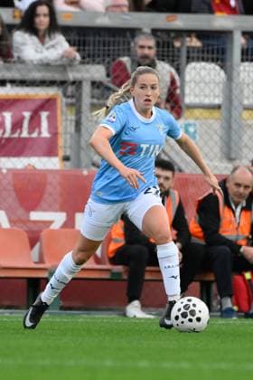 Lazioâ??s Women Lucy Ashworth-Clifford during the Italian Football Championship League A Women 2025 2026 match between AS Roma vs SS Lazio at the Tre Fontane stadium on 16 November 2025.  Copyright: xFabrizioxCorradetti IPAxSportx xipa-agency.netx xx IPA_68023840 IPA_Agency_IPA68023840