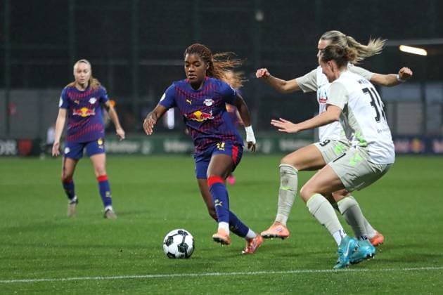 DFB Pokal Women RB Leipzig SV Werder Bremen 16 11 2025 Delice Boboy 17, RB Leipzig Football, DFB Pokal Women, Season 2025 2026, Round of 16 RB Leipzig vs SV Werder Bremen on 16 11 2025, Training Center Cottaweg, Leipzig DFB REGULATIONS PROHIBIT ANY USE OF PHOTOGRAPHS AS IMAGE SEQUENCES AND OR QUASI VIDEO Copyright: xBEAUTIFULxSPORTS JanxKaeferx