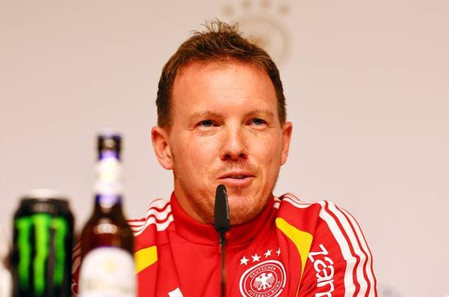 Germany Slovakia press conference Leipzig, 16 11 2025, Matchday 1, Red Bull Arena, Press conference for the World Cup qualification BR Germany vs Slovakia on 17 11 2025 , In the picture DFB national coach Julian Nagelsmann Germany , Picture Point