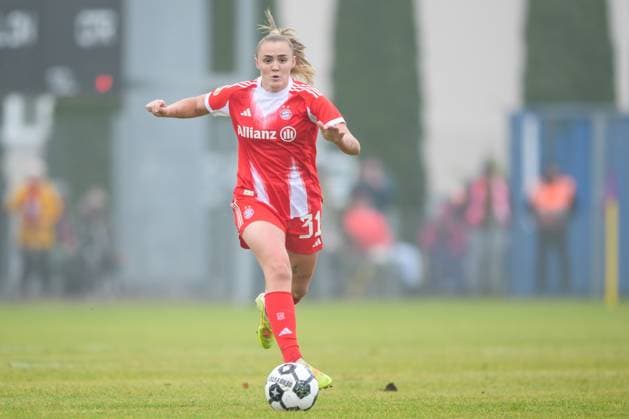 Soccer, DFB Cup Women, 20251116, FC Ingolstadt 04 FC Bayern Munich In the picture Georgia STANWAY Bayern, 31 Ingolstadt ESV Stadion Bayern Germany Copyright: Passion2Press MarkusxFischerx