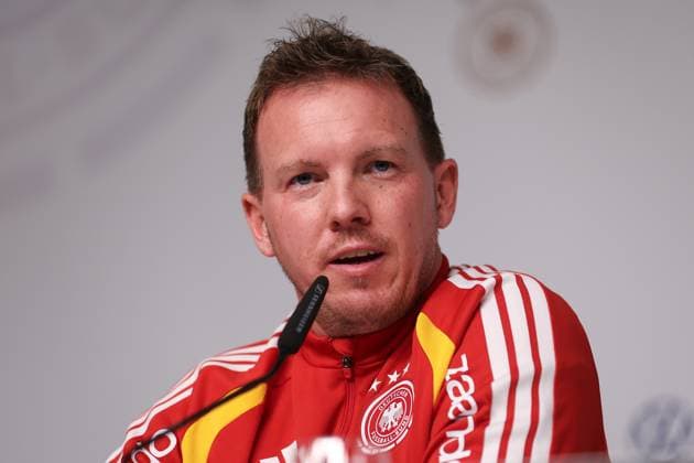 UEFA European Qualifiers World Cup Qualifiers 25 26 Final press conference before Germany Slovakia on 16 11 2025 at the Red Bull Arena in Leipzig Coach Julian Nagelsmann Germany at the press conference MH