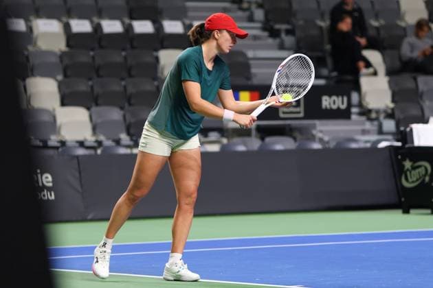 RECORD DATE NOT STATED GORZOW WIELKOPOLSKI 16.11.2025 BILLIE JEAN KING CUP MECZ POLSKA - RUMUNIA --- GAME POLAND - ROMANIA NZ IGA SWIATEK FOT. PIOTR KACZMAREK 400mm.pl NEWSPIX.PL --- newspix.pl 
