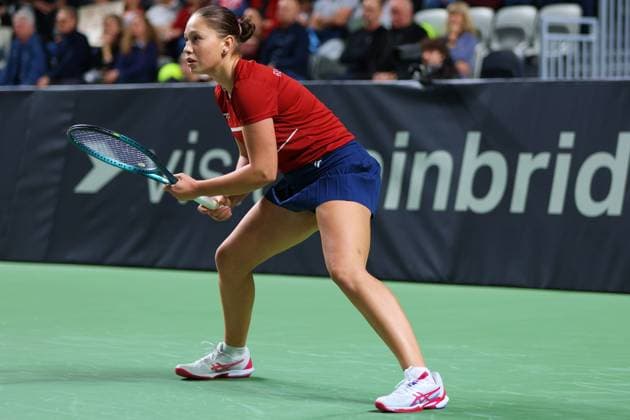 GORZOW WIELKOPOLSKI 16.11.2025 BILLIE JEAN KING CUP MECZ POLSKA - RUMUNIA --- GAME POLAND - ROMANIA NZ Elena Ruxandra Bertea FOT. PIOTR KACZMAREK 400mm.pl NEWSPIX.PL --- newspix.pl 