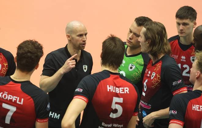 Ludwigsburg , Volleyball Bundesliga , Barock Volleys MTV Ludwigsburg vs cerebricks VOLLEY GOATS Mitteldeutschland , Coach Hasse Mattila Lubu