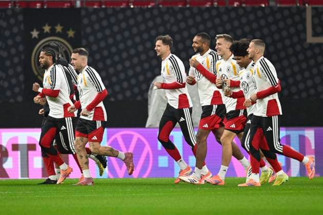 Football, World Cup qualifiers, Germany national team, Training
