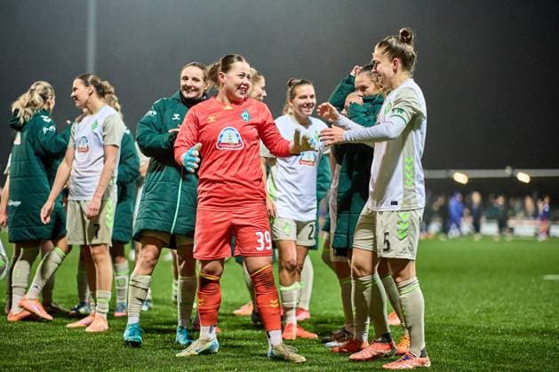 16 11 2025, GER, Womens soccer, DFB Cup, Round of 16, 2025 2026, RB Leipzig SV Werder Bremen Matchwinner Marielle El Sherif 39, SV Werder Bremen Leipzig Training center of the Red Bull Saxony Germany