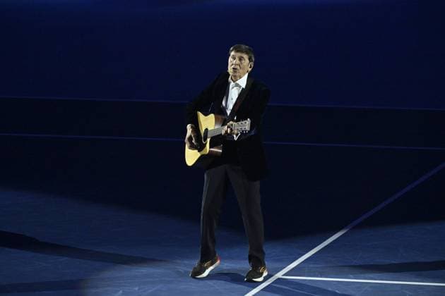 Netto ATP, Tennis Herren finals 2025 Turino Netto Atp finals 2025 Turino - 16 11 2025 - Gianni Morandi - Chanteur - Italie Torino  Copyright: xChryslenexCaillaud Pznewsx