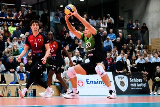 Ludwigsburg Bundesliga 25 26 MTV Ludwigsburg Volley Goats Mitteldeutschland Jeffrey Klok Ludwigsburg Ludwigsburg Innenstadtsporthalle Baden Württemberg Germany