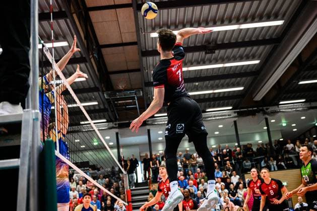 Ludwigsburg Bundesliga 25 26 MTV Ludwigsburg Volley Goats Mitteldeutschland Tim Koepfli Köpfli Ludwigsburg Ludwigsburg Ludwigsburg Innenstadtsporthalle Baden Württemberg Germany