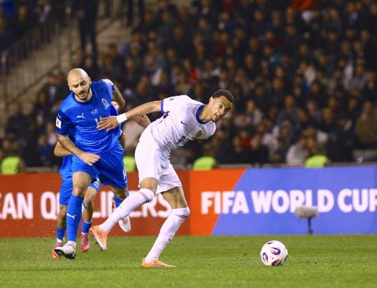 Azerbaijan v France - FIFA World Cup, WM, Weltmeisterschaft, Fussball European Qualifiers BAKU, AZERBAIJAN - NOVEMBER 16: Hugo Ekitike (9) of France in action during the 2026 FIFA World Cup European Qualifiers match between Azerbaijan and France on November 16, 2025 in Baku, Azerbaijan. Resul Rehimov Anadolu Baku Azerbaijan. Editorial use only. Please get in touch for any other usage.  Copyright: x2025xAnadoluxResulxRehimovx