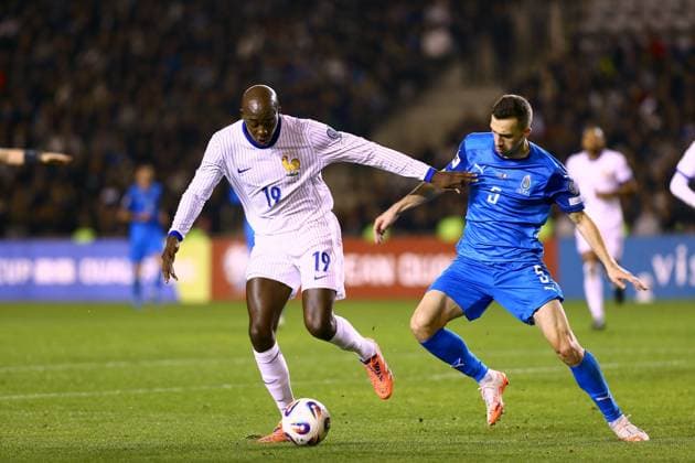 Football, World Cup Qualifier, Azerbaijan - France