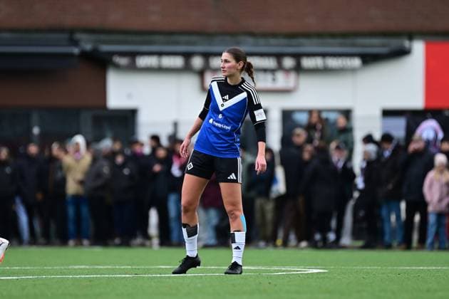 Soccer I Women I Season 2025 2026 I Regionalliga Nord I 10 Matchday I FC St Pauli Hamburger SV U20 I 16 11 2025 Philine Diekhoff 6, Hamburger SV U20 Hamburg Stadion an der Feldstraße Hamburg Germany Copyright: xLobeca FelixxSchlikisx