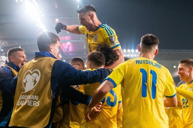 2025.11.16 Warszawa pilka nozna Kwalifikacje Mistrzostw Swiata 2026 Ukraina - Islandia N z Oleksandr Zubkov gol celebration bramka radosc cieszynka emotion Foto Gleb Soboliev PressFocus 2025.11.16 Warszawa Football - FIFA World Cup, WM, Weltmeisterschaft, Fussball 2026 Qualifying round Ukraine - Island Oleksandr Zubkov gol celebration bramka radosc cieszynka emotion Credit: Gleb Soboliev PressFocus NEWSPIX.PL --- newspix.pl 