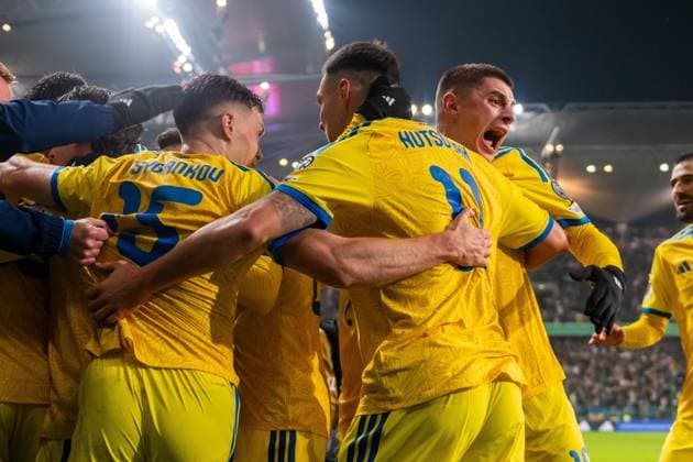 2025.11.16 Warszawa pilka nozna Kwalifikacje Mistrzostw Swiata 2026 Ukraina - Islandia N z Oleksandr Zubkov gol celebration bramka radosc cieszynka emotion Foto Gleb Soboliev PressFocus 2025.11.16 Warszawa Football - FIFA World Cup, WM, Weltmeisterschaft, Fussball 2026 Qualifying round Ukraine - Island Oleksandr Zubkov gol celebration bramka radosc cieszynka emotion Credit: Gleb Soboliev PressFocus NEWSPIX.PL --- newspix.pl 