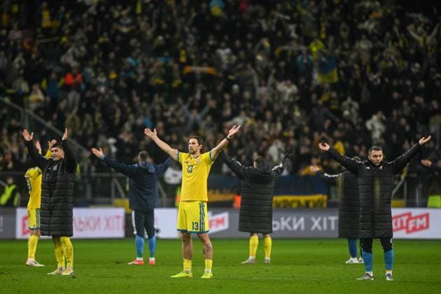 WARSZAWA 16.11.2025 MECZ 6. KOLEJKA GRUPA d ELIMINACJE DO MISTRZOSTW SWIATA 2026: UKRAINA - ISLANDIA --- FIFA World Cup, WM, Weltmeisterschaft, Fussball 2026 QUALIFYING ROUND GROUP G MATCH IN WARSAW: UKRAINE - ICELAND ILLIA ZABARNYI RADOSC CELEBRATION FOT. JACEK PRONDZYNSKI FOTOPYK NEWSPIX.PL --- newspix.pl 
