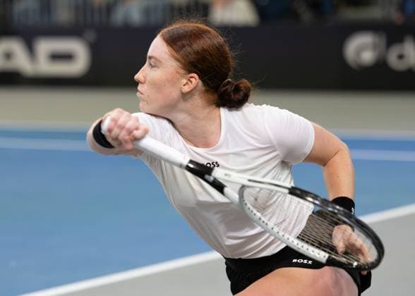 Billie Jean King Cup 2025 Play Offs, TC Ismaning, Munich, Germany, Team Germany Ella Seidel Tennis Billie Jean King Cup 2025 ITF Billie Jean King Cup TC Ismaning Ismaning Bavaria Germany November 16, 2025 Copyright: xJuergenxHasenkopfx