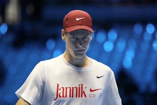 November 16, 2025, Turin, Piedmont, Italy: JANNIK SINNER of Italy put his game face on ahead of his clash against Carlos Alcaraz of Spain in the Men s Singles final of the ATP, Tennis Herren Tennis Finals. Turin Italy - ZUMAc179 20251116_zep_c179_034 Copyright: xMickaelxChavetx