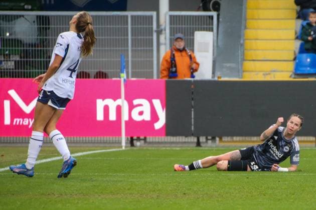 16 11 2025, xgrfx, Soccer DFB Pokal Women Round of 16 , TSG Hoffenheim Eintracht Frankfurt v l Goal, Geraldine Reuteler Eintracht Frankfurt DFL DFB REGULATIONS PROHIBIT ANY USE OF PHOTOGRAPHS as IMAGE SEQUENCES and or QUASI VIDEO Dietmar Hopp Stadion