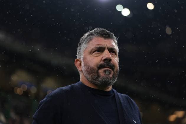 Milan, Italy, 16th November 2025. Gennaro Gattuso Head coach of Italy prior to kick off in the Italy vs Norway FIFA World Cup, WM, Weltmeisterschaft, Fussball European Qualifying match at Giuseppe Meazza, Milan. Picture credit should read: Jonathan Moscrop Sportimage EDITORIAL USE ONLY. No use with unauthorised audio, video, data, fixture lists, club league logos or live services. Online in-match use limited to 120 images, no video emulation. No use in betting, games or single club league player publications. SPI_034_JM_ITALY_NORWAY_EQ SPI-4294-0034