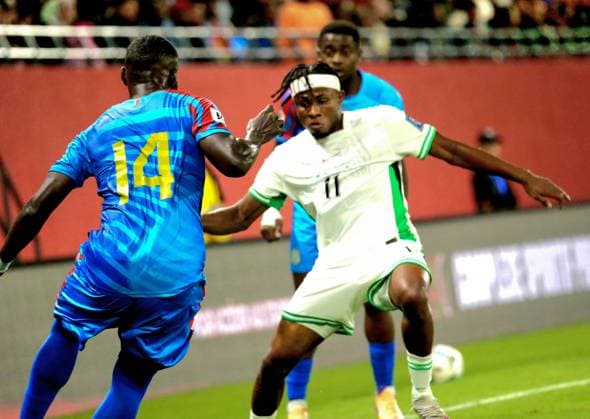 Football, World Cup Qualifier, Nigeria -DR Congo