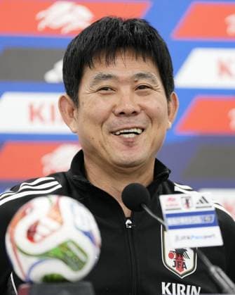 Football: Friendly between Japan and Bolivia Hajime Moriyasu, manager of Japanese men s national football team, speaks at a press conference, PK, Pressekonferenz at the National Stadium in Tokyo on Nov. 17, 2025, a day before an International Friendly, Länderspiel, Nationalmannschaft against Bolivia.  A14AA0005040525P