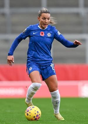 St Helens, England, 16th November 2025. Johanna Rytting Kaneryd during the Liverpool FC Women vs Chelsea Women Barclays Women s Super League match at the Totally Wicked Stadium, St Helens. Picture credit should read: Cody Froggatt Sportimage EDITORIAL USE ONLY. No use with unauthorised audio, video, data, fixture lists, club league logos or live services. Online in-match use limited to 120 images, no video emulation. No use in betting, games or single club league player publications. SPI_057_CF_LIVERPOOL_FC_WOMEN_V_CHELSEA_WOMEN SPI-4287-0058
