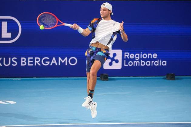 Federico ARNABOLDI (ITA) during ATP, Tennis Herren Challenger Bergamo, International Tennis match in Bergamo, Italy, November 17 2025  Copyright: xRobertaxCorradin IPAxSportx xipa-agency.netx xx IPA_68055044 IPA_Agency_IPA68055044