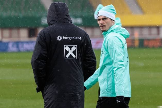 SOCCER - FIFA WC quali, AUT vs BIH VIENNA,AUSTRIA,17.NOV.25 - FIFA World Cup, WM, Weltmeisterschaft, Fussball 2026, European Qualifiers, group stage, OEFB international match, Länderspiel, Nationalmannschaft Austria vs Bosnia and Herzegovina, preview, training AUT. Image shows Marcel Sabitzer (AUT). GEPAxpictures xArminxRauthner
