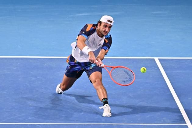 ATP, Tennis Herren Challanger Internazionali Di Bergamo 2025 Federico Arnaboldi of Italy participates in the ATP Challenger Trofeo Faip-Perrel 2025 at Choruslife Arena in Bergamo, Italy, on November 17, 2025. Berg Italy  Copyright: xMichelexMaravigliax originalFilename:maraviglia-tennisat251117_npkKb.jpg
