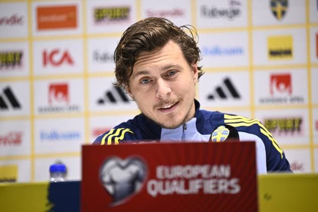 STOCKHOLM, SWEDEN 20251117 Swedish national team captain Graham Potter during a press conference at Strawberry Arena STOCKHOLM SWEDEN x10060x  Copyright: xHenrikxMontgomery TTx THE NATIONAL TEAM TRAINING