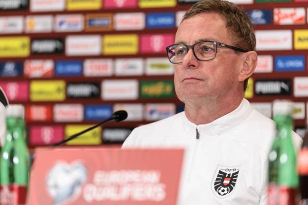SOCCER - FIFA WC quali, AUT vs BIH VIENNA,AUSTRIA,17.NOV.25 - FIFA World Cup, WM, Weltmeisterschaft, Fussball 2026, European Qualifiers, group stage, OEFB international match, Länderspiel, Nationalmannschaft Austria vs Bosnia and Herzegovina, preview, press conference, PK, Pressekonferenz AUT. Image shows head coach Ralf Rangnick (AUT). GEPAxpictures xArminxRauthner