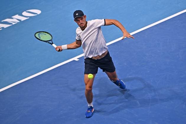 Tennis: ATP, Tennis Herren Challenger Internazionali Di Bergamo 2025 Niels Visker of the Netherlands participates in the ATP Challenger Trofeo Faip-Perrel 2025 at Choruslife Arena in Bergamo, Italy, on November 17, 2025. Bergamo Italy  Copyright: xMichelexMaravigliax originalFilename:maraviglia-tennisat251117_npLYc.jpg