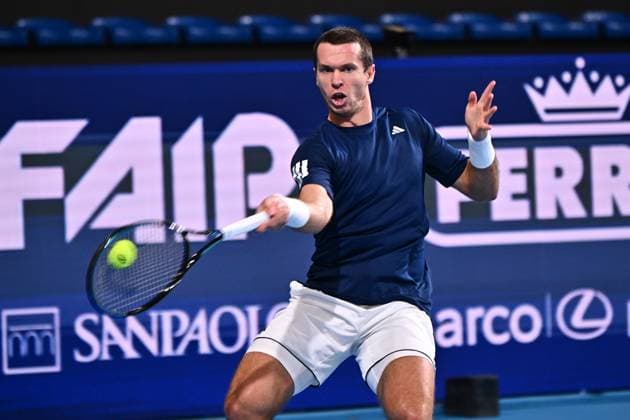 Tennis: ATP, Tennis Herren Challenger Internazionali Di Bergamo 2025 Oleg Prihodko of Ukraine participates in the ATP Challenger Trofeo Faip-Perrel 2025 at Choruslife Arena in Bergamo, Italy, on November 17, 2025. Bergamo Italy  Copyright: xMichelexMaravigliax originalFilename:maraviglia-tennisat251117_npu0p.jpg