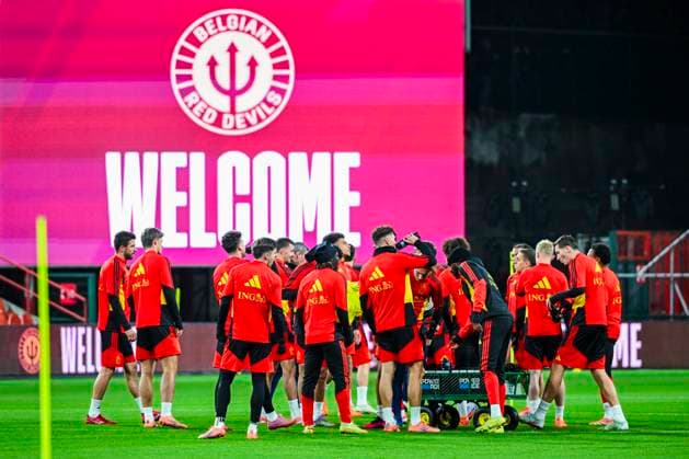 Belgium v Liechtenstein - FIFA World Cup, WM, Weltmeisterschaft, Fussball 2026 UEFA Qualifiers - Media Activities 17 11 2025 LIEGE, BELGIUM - NOVEMBER 17 : Players of Belgium pictured during a training session ahead of the FIFA World Cup 2026 UEFA European Qualifiers group J qualifying round matchday 10 between Belgium and Liechtenstein on November 17, 2025 in Liege, Belgium, 17 11 2025 Liege Belgium  Copyright: xVincentxKalutx