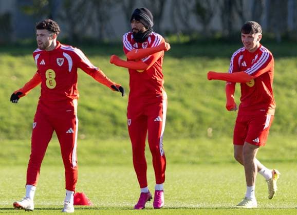 Football, National Team Wales, Training