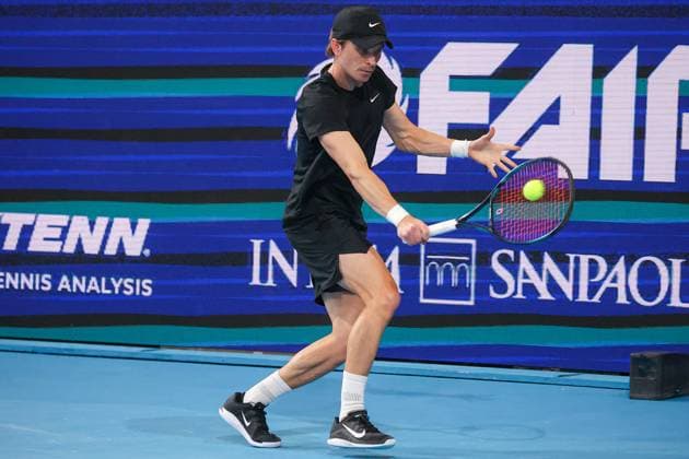 Alexey VATUTIN during ATP, Tennis Herren Challenger Bergamo, International Tennis match in Bergamo, Italy, November 17 2025  Copyright: xRobertaxCorradin IPAxSportx xipa-agency.netx xx IPA_68064036 IPA_Agency_IPA68064036