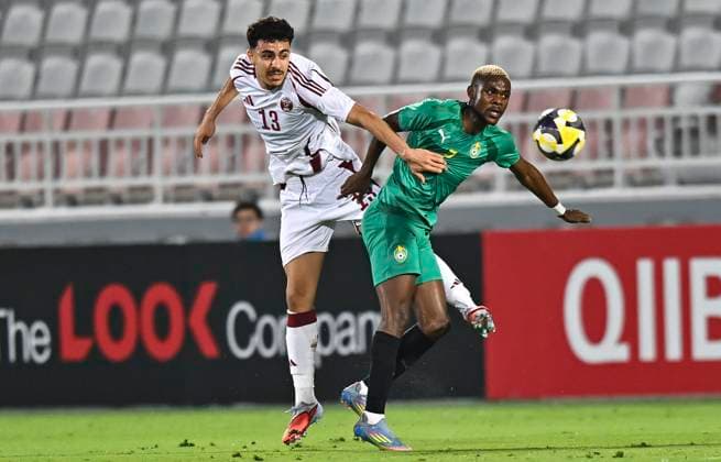 Football, Test match, Qatar - Zimbabwe