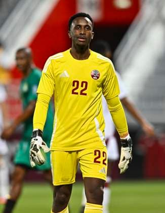 Qatar v Zimbabwe - International Friendly, Länderspiel, Nationalmannschaft Meshaal Barsham of Qatar in action during the International Friendly match between Qatar and Zimbabwe at Abdullah bin Khalifa Stadium in Doha, Qatar, on November 17, 2025. DOHA Qatar Copyright: xNOUSHADxTHEKKAYILx