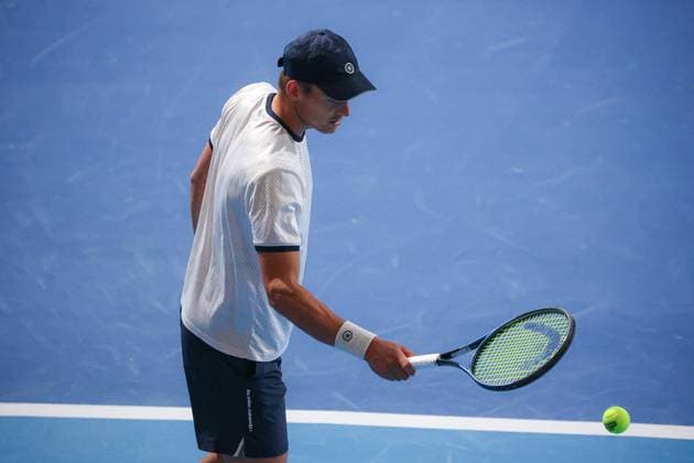 TENNIS - Internazionali di Tennis - ATP, Tennis Herren Challenger Bergamo Niels VISKER (NED) during ATP Challenger Bergamo, International Tennis match in Bergamo, Italy, November 17 2025 Bergamo Italy  Copyright: xIPAxSport ABACAx